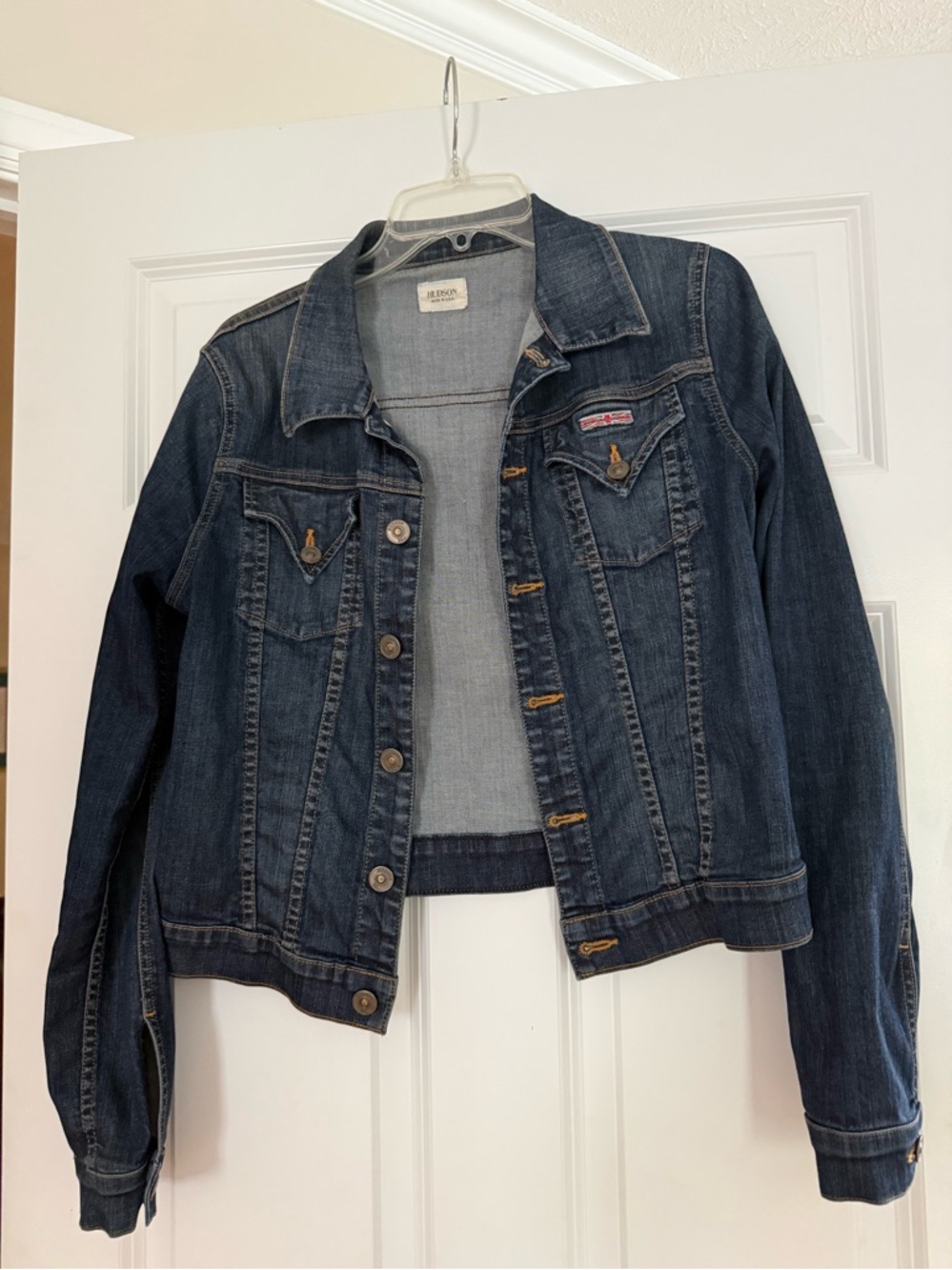 Hudson Jeans Indigo Denim Trucker Jacket